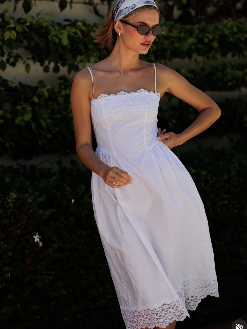 Stone Cold Fox × REVOLVE Maxine Midi Dress in White